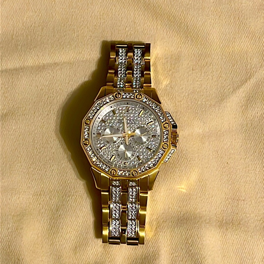 Bulova Gold Mens Watch